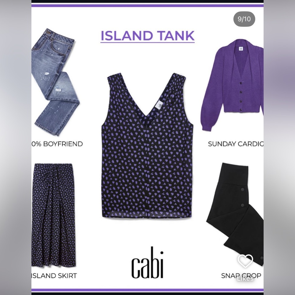 Cabi Island Tank (style 5916)